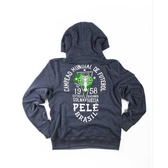 Roots Of Fight Pelé Soccer Hoodie NWT Medium World Cup Fifa Champion Futebol - Picture 3 of 7